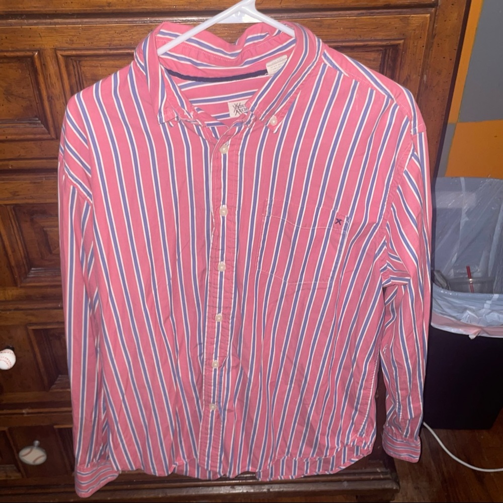 Adult Large American Eagle Button down Casual Polo Shirt